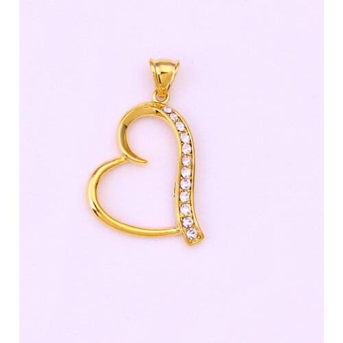 Heart pendant Jewelry Wholesale New gold color Romantic Heart Pendant For Women