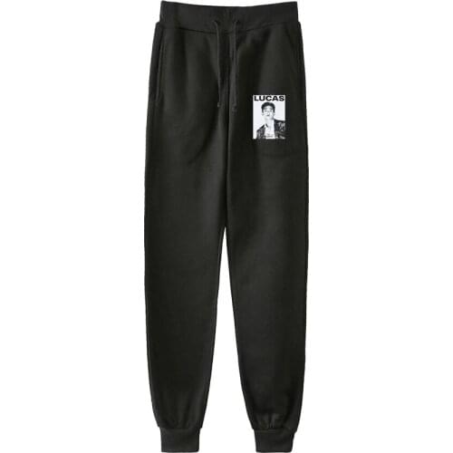 LUCKYFRIDAY popular super M 2D men Hip Hop Pants Trousers Kpop Casual High Quality New Casual Pants