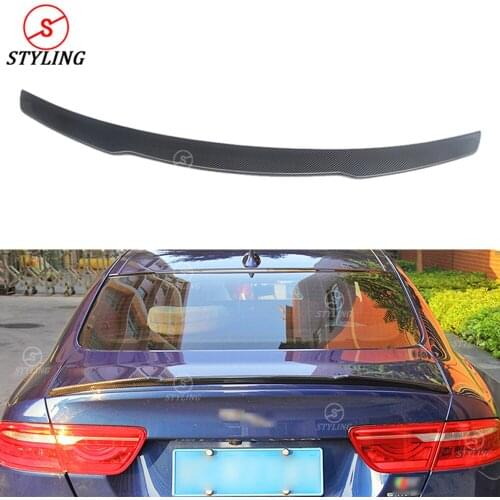 Real Carbon Spoiler For Jaguar X760 XE Rear bumper trunk spoiler wing glossy black 2015 2016 2017 2018 2019