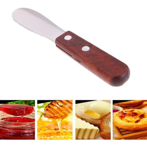 Sandwich Spreader Butter Knife Scraper Cheese Slicer Stainless Steel Spatula