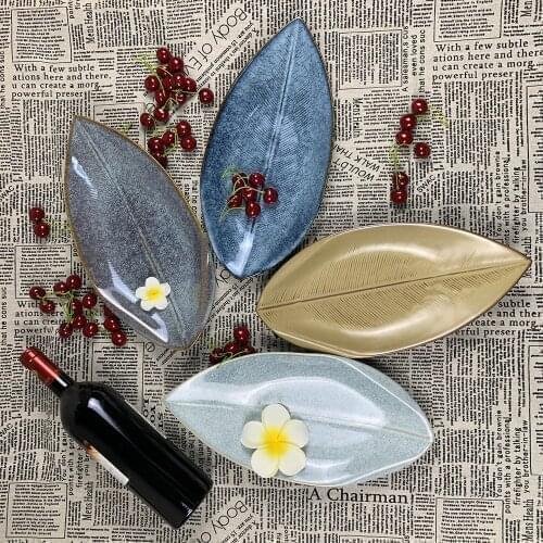 Dinner plates dish set christmas ceramic plates Characteristic ceramic disc tableware Heterotypic plates bone china