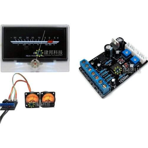 VU meter driver board + P-134 VU meter driver board + P-134 VU meter AMP amplifier head DB level DAC audio backlight