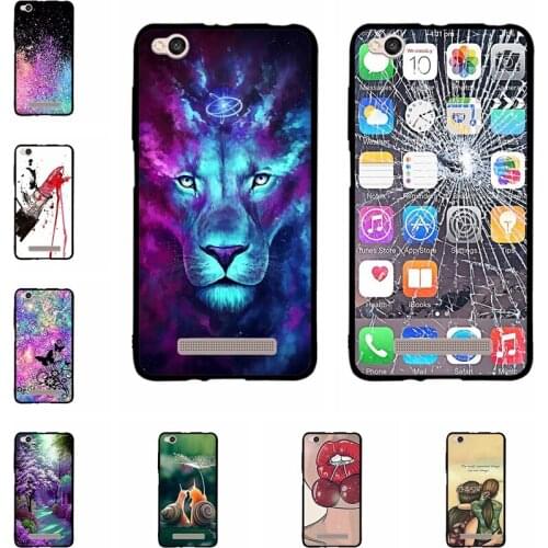 Silicone phone Case For Xiaomi Redmi 4A case TPU Soft Silicon Painting cover for Redmi 4A Hongmi 4a 5.0 inch full 360 Protective