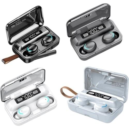 Waterproof TWS Earbuds Headphone Wireless Bluetooth-compatible 5.1 In-ear Headset Stereo HiFi Sport Headphones LED Power Display