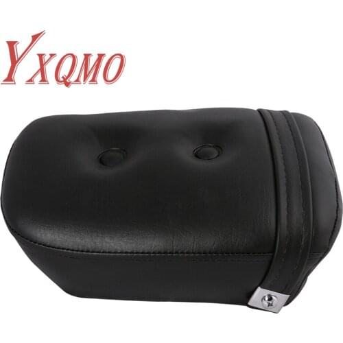 Motorcycle Rear Seat Rear Pad Seat Synthetic Leather Black Rear seat For Virago 250 XV250 1988-2013 2012 09