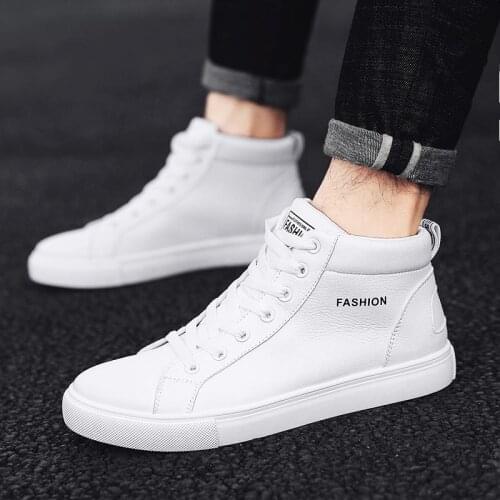 Plus Size High Top Spring Women Sneakers Womens Sports Boots Breathable Running Shoes Women Sport Shoes White Working D-1472