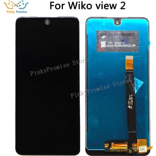 Tested Well For Wiko View 2 LCD Display+Touch Screen 100% tested LCD Digitizer Glass Panel Replacement +Free Tools