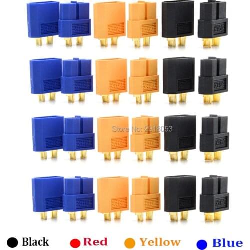 10 pairs(20pcs) XT60 XT 60 Male Female Bullet Connector Plug with Gold Plated Banana Plug For RC Battery FPV RC Drone Quadcopter