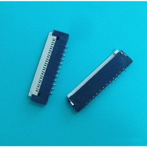 10pcs FPC Connector LCD Line Socket 1.0 Pitch 18 pin Flip Under Notebook Line Socket