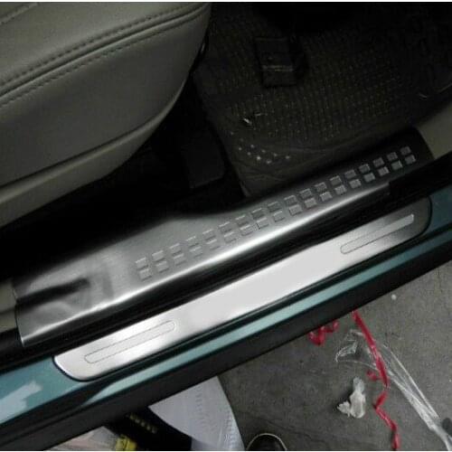 2007-2012 For Mitsubishi Outlander EX Evolution X High quality stainless steel Scuff Plate/Door Sill ou12