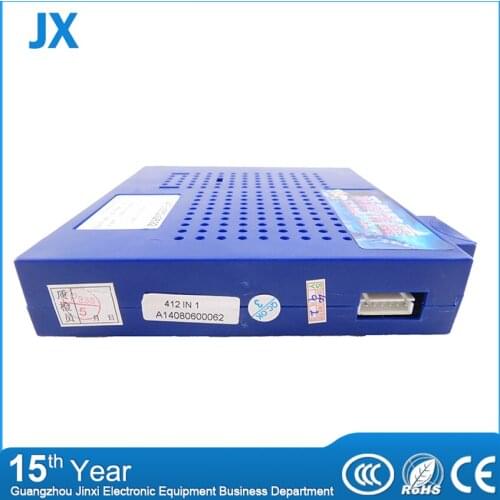 2016 New arrive vertical game elf 412 in 1 CGA VGA hight Quality multi game board PCB 1pcs free shipping