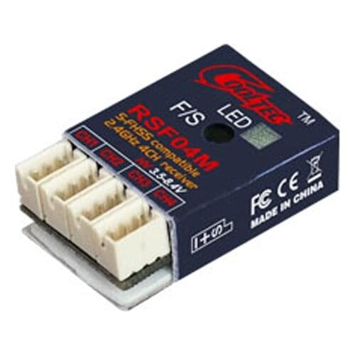 Cooltech RSF04M 4ch S-FHSS Compatible Receiver for FUTABA Surface Systems 3PV 4PV 4PX 7PX
