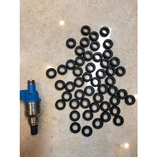 DEFUS 50pcs a lot 370CC Fuel Injector Rubbers Engine Injector Value For Honda D16 Fuel Injector repair Kits