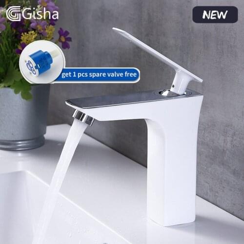 G GISHA WORLD STANDARD White Bath Mixers