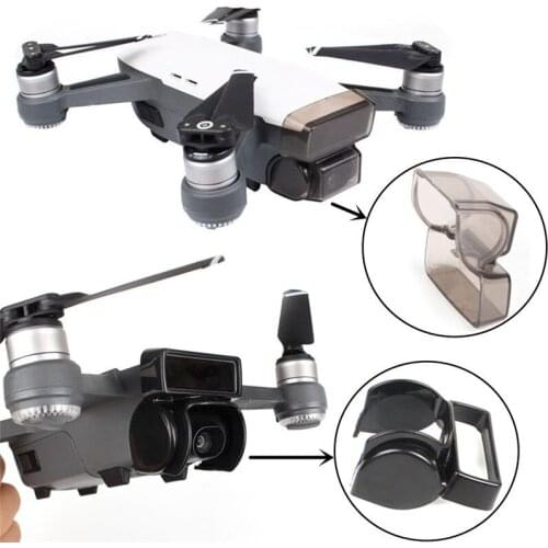 2 in 1 Accessories kit for DJI Spark Drone, Lens Hood Sunshade, Camera Gimbal Cover Lens Cap Front 3D Sensor System Screen Cover