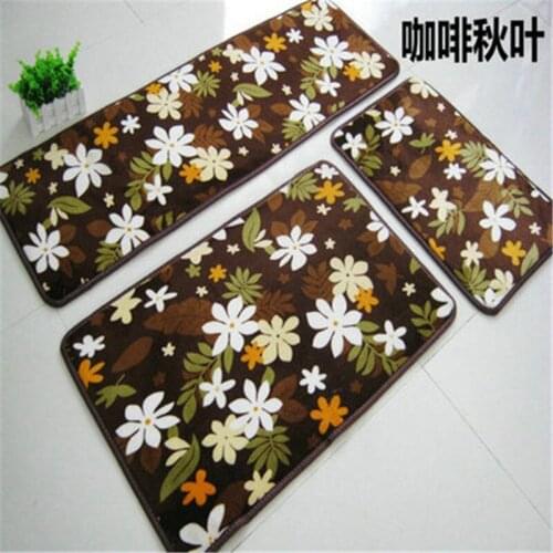 L+M+S Fashion Machine washable Soft flannel Carpet Absorbent anti-skid Carpet/Floor/Living room/Area Rug kitchen door mat