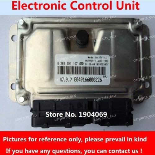 Engine Computer Board 0261B08245 AH36010400 476Q-A5-3600950 M7.9.7 ECU 0261201197 E049166000226 For Hafei/Foton Pickup Car