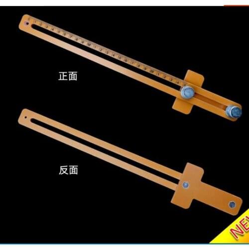 Woodworking multi-function drawing ruler, height positioning ruler, carpenters bakelite ruler, high-precision wardrobe liner