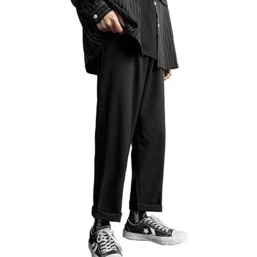 Mens Korean Harem Pants 2021Japanese Streetwear Joggers Harajuku Sweatpants Hip Hop Casual Trousers