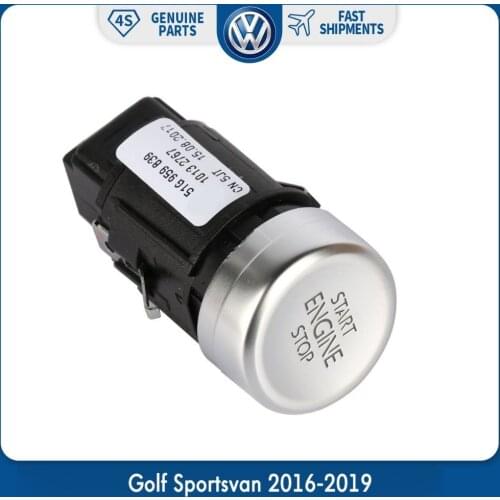 OEM OEM LHD Engine Start Stop Button Switch 51G 959 839 for VW Volkswagen Golf Sportsvan 2016-2019