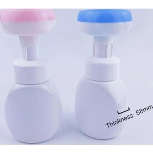 Plastic Pressing Flower Foam Bottle Refillable Bathroom Handmade Soap Shampoo Empty Bottle Sub-bottle Mini Hand Sanitizer Bottle