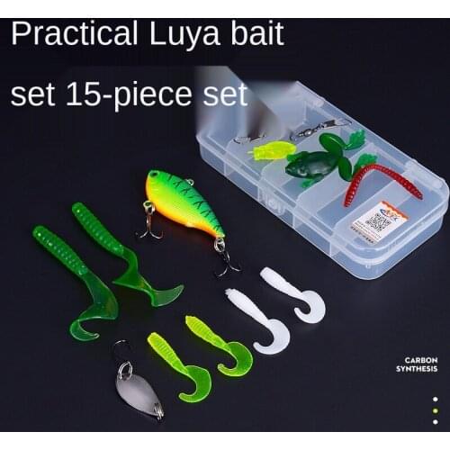 15pcs Spinner Bait Fishing Lure Rotational Spoon Lures Metal Bass Trout Lure Set Spoon Bait Hard Baits Aritificial Fish Tackle