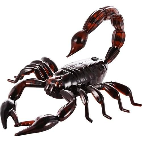 Remote Control Scorpion, Infrared Radio Control Kids Toy RC Scorpion Realistic Simulation Joke Scary Trick Toys Kids Gift: Black