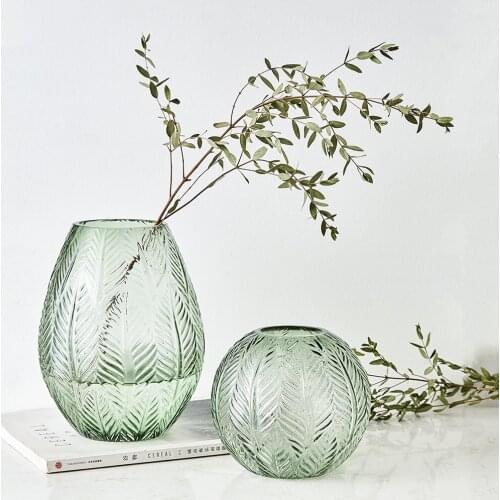 Nordic Glass Vase Room Decor Plant Holder Hydroponic Flower Terrarium Arrangements Table Living Room Home Decoration Accessories