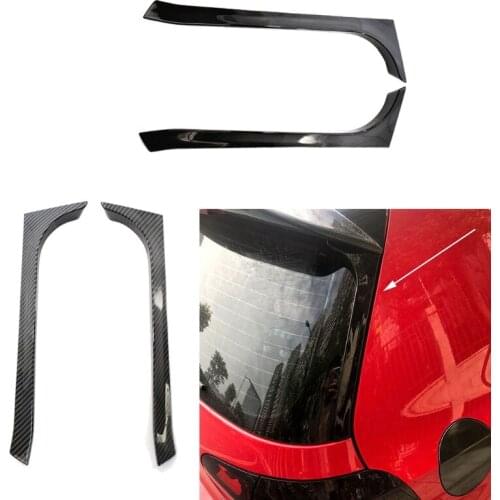 K1KE Vehicle Rear Window Spoiler Wing Easy Installation Auto Modification Accessories Suitable for Golf 6 GTR/GTD 2008-2013
