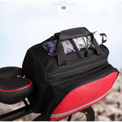 Bike bag bicycle bags saddle pannier seat Rainproof luggage Nylon Foldable With Lid tail rear storage hydration beam case