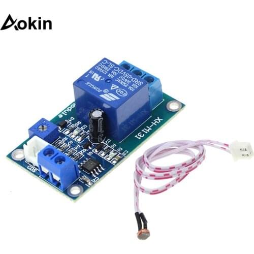 XH-M131 DC 5V / 12V Light Control Switch Photoresistor Relay Module Detection Sensor 10A brightness Automatic Control Module