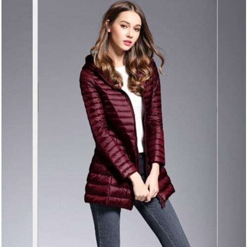 Women Down Jacket New Womens Winter Coats Long Womens White Duck Down Jackets For Girls Autumn Parkas Ladies winter Coat gift