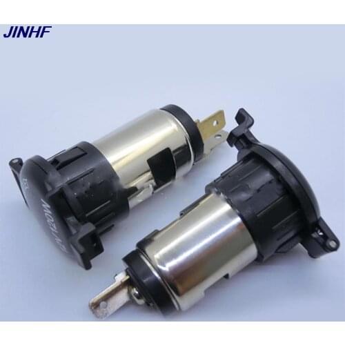 1pc Car 10A Cigarette Lighter Female Socket Power Plug with Waterproof Cover Case for Auto Car Truck Motorcycle Car Accessories