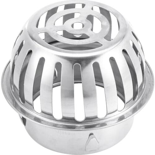 1Pcs Stainless Steel Leaf Grille Gutter Strainer Protection Leaf Trap Gutter 100mm/150mm Downpipe Stops Leaf Drains