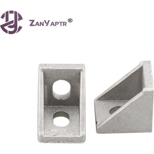 10pcs/lot 2020 EU European Standard Aluminum Parts 17*20MM Corner Fitting Seat L connector