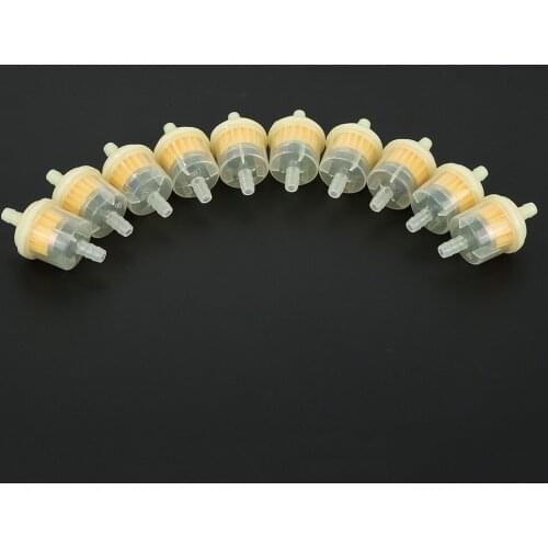 5/10Pcs Motorcycle Petrol Gas Fuel Gasoline Oil Filter for Scooter Motorbike Scooter ATV Inline Fuel Motorcycle Accessories