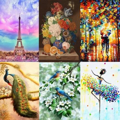 Diamond Painting Wall Decor Landscape 5D DIY Full Round Drill Embroidery Scenery Picture Of Rhinestone Home Decor Craft Gift