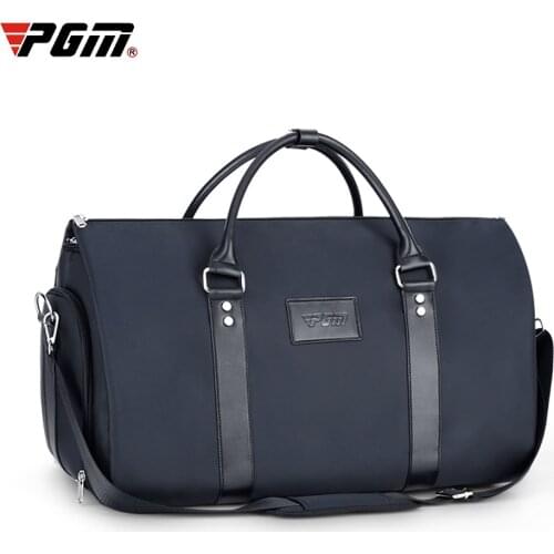 Free Shipping Golf clothing bag men PGM Golf bags For golfer Navy Blue PU Golf Ball Package Multi-functional 25-30L Waterproof