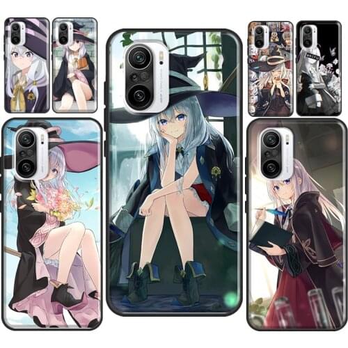 Elaina Majo No Tabitabi Anime For Xiaomi Mi 11 Pro 10T 9T Mi Note 10 Lite A1 A2 A3 Cover For POCO X3 Pro M3 F2 F3 Case