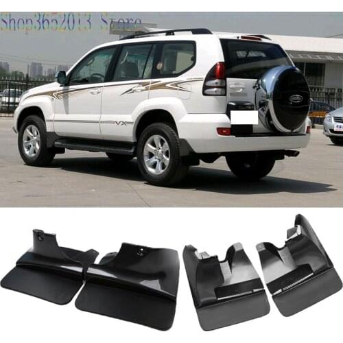 For Toyota Land Cruiser Prado FJ120 2003-2009 Car Mud Flaps Splash Guards Fender Mudguards Car Accessories