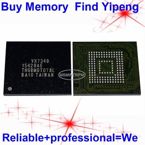 THGBMGT0T8LBAIG BGA153Ball EMMC 128GB Mobilephone Memory New original and Second-hand Soldered Balls Tested OK