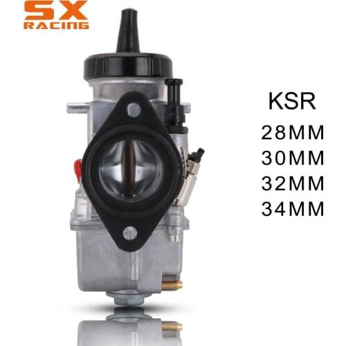 Motorcycle Carbs Carburador Carburetor For KSR 28 30 32 34 MM Engine Scooter For Honda KTM With Power Jet For Racing Moto