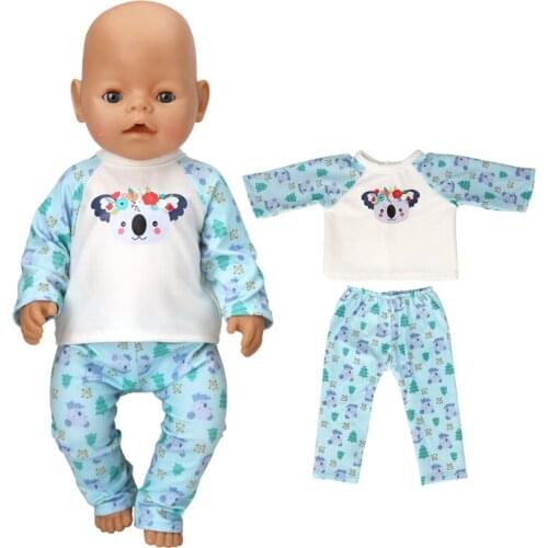 Babydoll Clothes 43Cm Pants Set For 17" Reborn Doll Out Clothing Toys Outwear Accessories