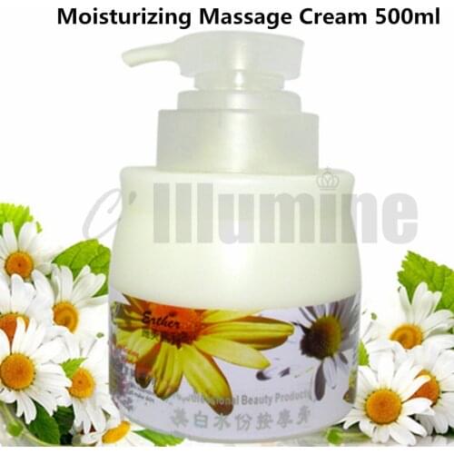 Chamomile Silk Slip Massage Cream Skin Ultra Cooling Realx Allergy Skin Repair 500ML Compact Elastic Moisturizing