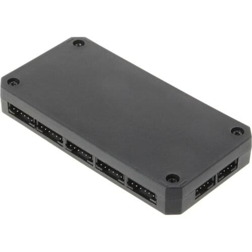 Adjustable LED Computer PC Cooling Fan Cooler Controller for CPU+IR Remote Control Cooling Shell Heat Sink Accessories E56B