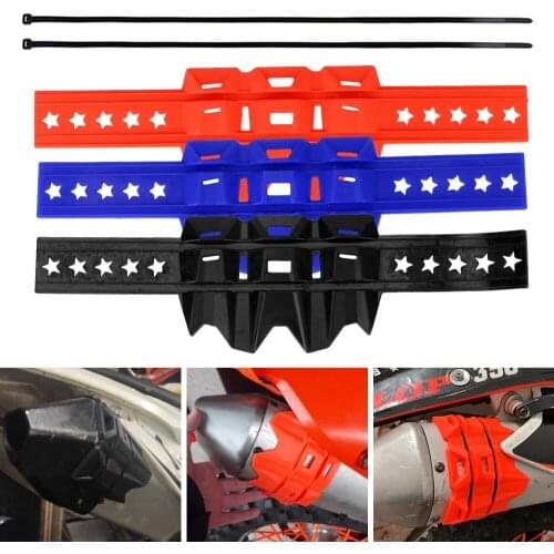 LEEPEE Exhaust Tail Pipe Protector Motorcycle Exhaust Cover Silencer Protector Guard For EXC-F EXC SX-F 450 350 530 525 500