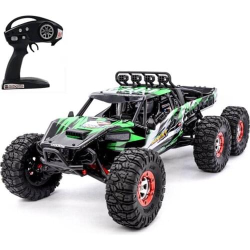 Feiyue FY06 FY-06 1:12 RC Car 2.4GHz 6WD 60KM/HRC Off-road Desert Truck RTR LED Lights Metal Shock Absorber