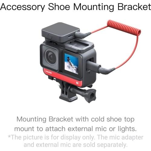 Insta360 ONE R Mounting Bracket With Cold Shoe Accessories