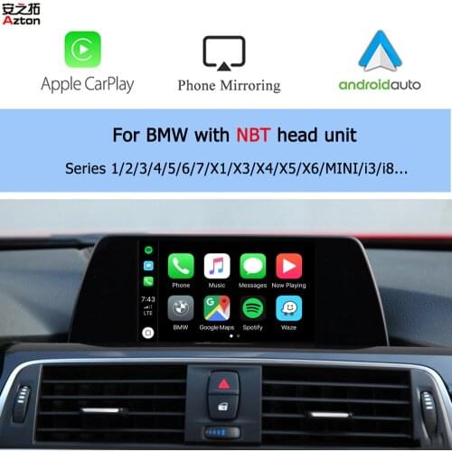 NBT Apple Wireless CarPlay Naviagtion System Android Auto for BMW F20 F21 F22 F30 F34 F80 F32 F33 F36 Spotify Waze Google Map