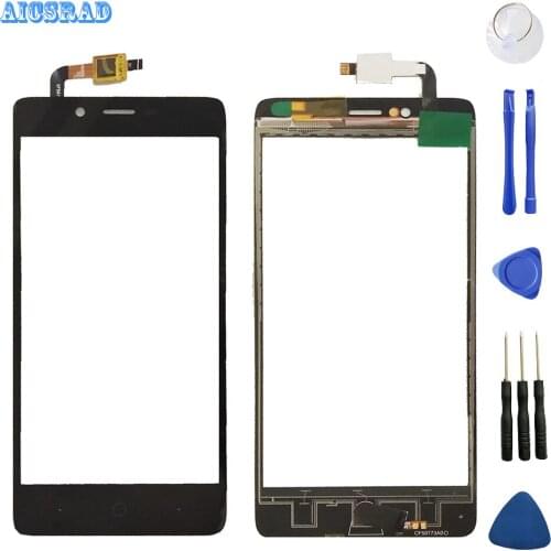 AICSRAD front outer glass For elephone P6000 pro / P 6000 Touch Panel Touch Screen Digitizer Sensor Replacement p6000 + Tools